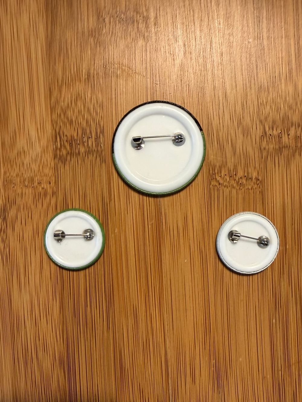 Go Green Eco-Friendly Pinback Button Set (3-Pack) - - Picture 5 of 12